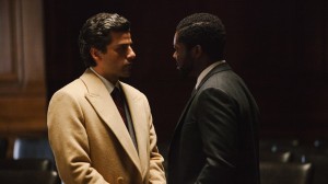 Oscar Isaac and David Oyelowo star in "A Most Violent Year." Photo credit: A24.