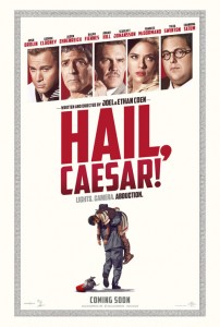 Josh Brolin, George Clooney, Alden Ehrenreich, Ralph Fiennes, Tilda Swinton, Scarlett Johansson and Jonah Hill star in "Hail, Caesar!" Photo Credit: Working Title Films 