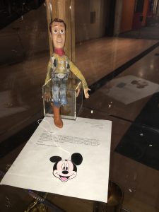 Pixar Animation Studios- Emeryville, CA. Woody doll that was donated by a six year-old boy. Photo Credit: Sarah Knight Adamson